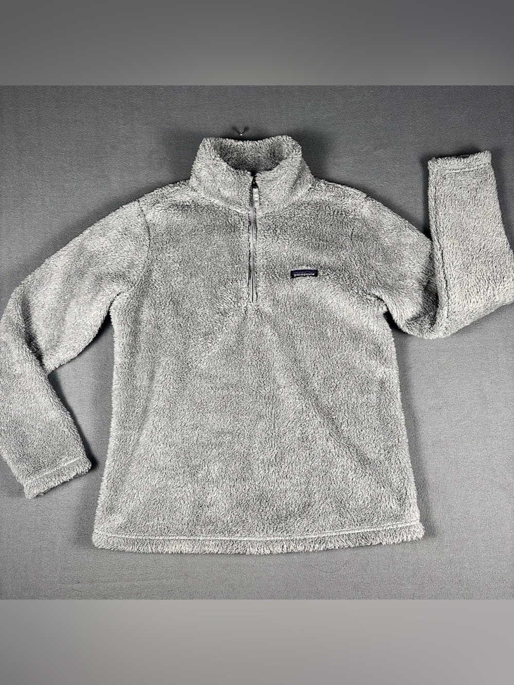 Patagonia Los Gatos 1/4-Zip Fleece Gray Size Large